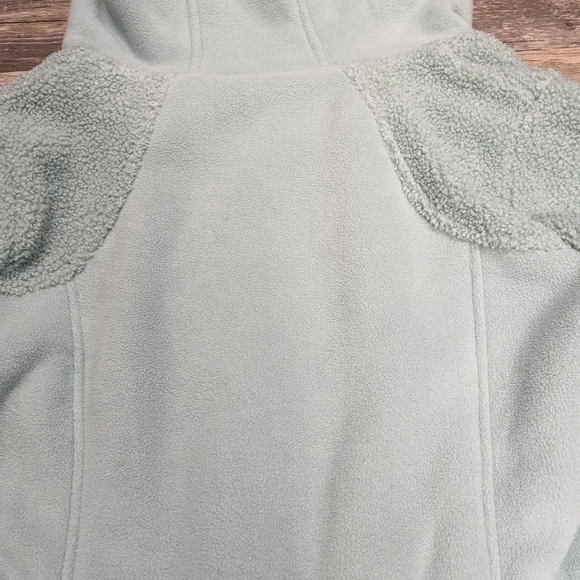 Koolaburra by UGG Bonded Fleece Jacket with Cinch Waist Silver Green - Picture 3 of 11